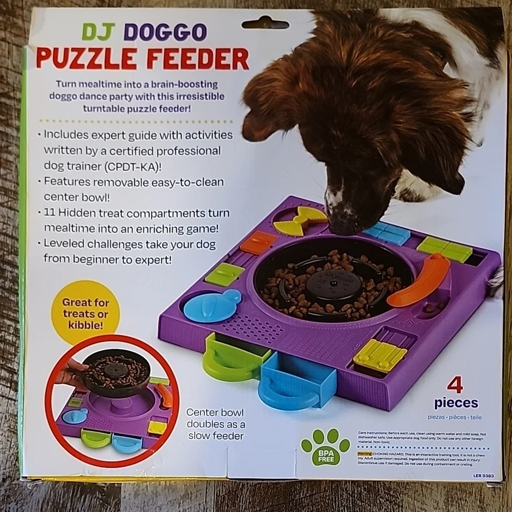Brightkins DJ Doggo Puzzle Feeder